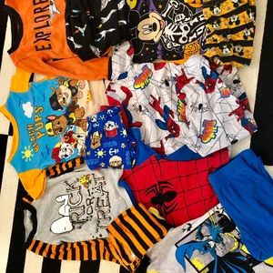 Boys 4T pajama sets - Superhero and Paw Patrol